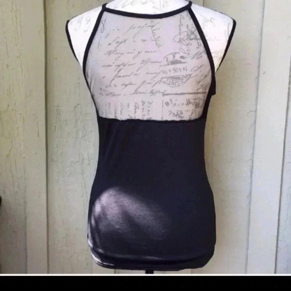New! Sexy Black Mesh Top - Picture 5 of 7